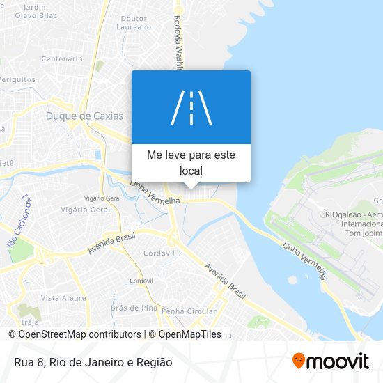 Rua 8 mapa