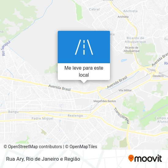 Rua Ary mapa