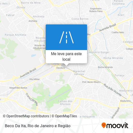 Beco Da Ita mapa
