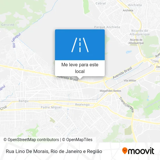 Rua Lino De Morais mapa