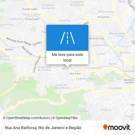 Rua Ana Barbosa mapa