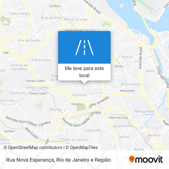 Rua Nova Esperança mapa