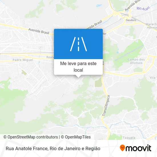 Rua Anatole France mapa