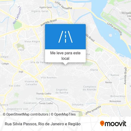 Rua Silvia Passos mapa
