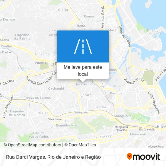 Rua Darci Vargas mapa