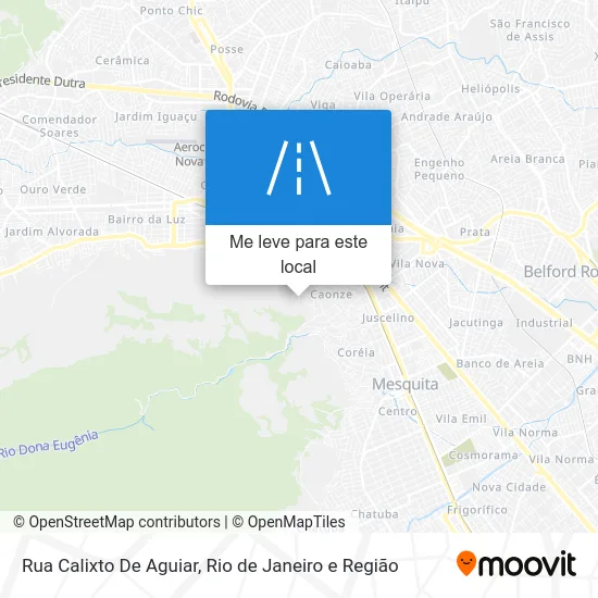 Rua Calixto De Aguiar mapa