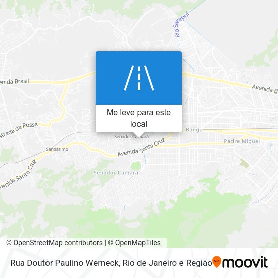 Rua Doutor Paulino Werneck mapa