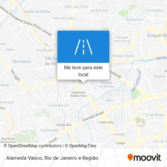 Alameda Vasco mapa