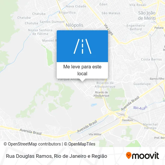 Rua Douglas Ramos mapa