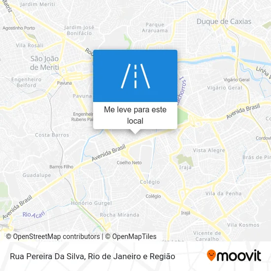 Rua Pereira Da Silva mapa