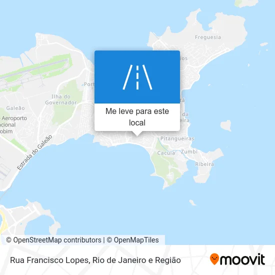 Rua Francisco Lopes mapa