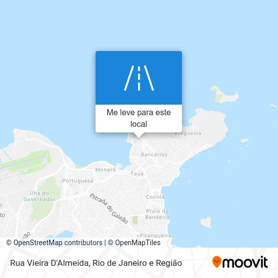 Rua Vieira D'Almeida mapa