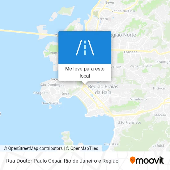 Rua Doutor Paulo César mapa