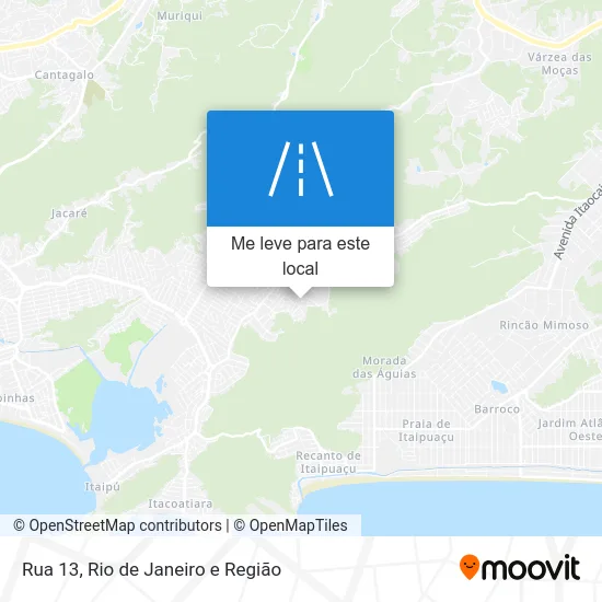 Rua 13 mapa