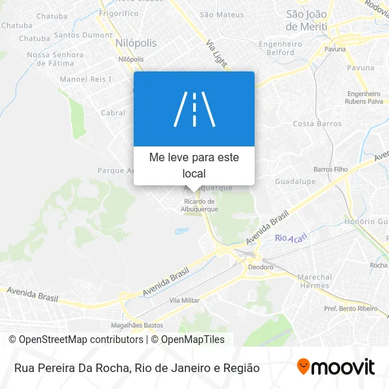 Rua Pereira Da Rocha mapa