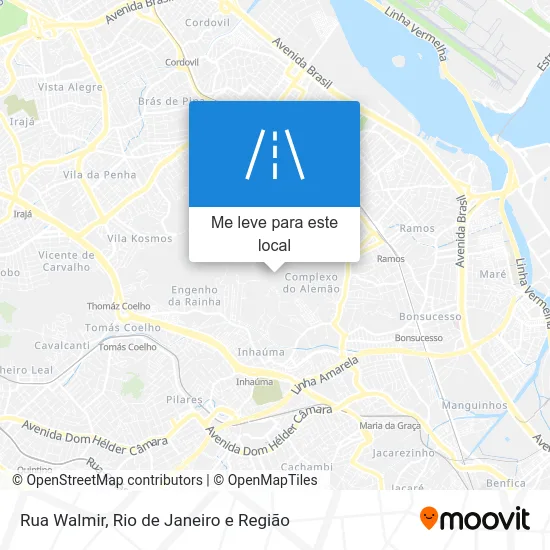 Rua Walmir mapa