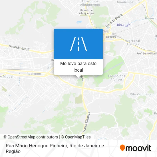 Rua Mário Henrique Pinheiro mapa