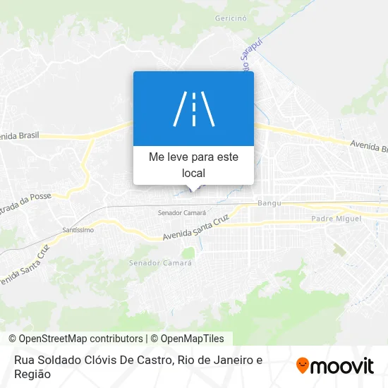 Rua Soldado Clóvis De Castro mapa