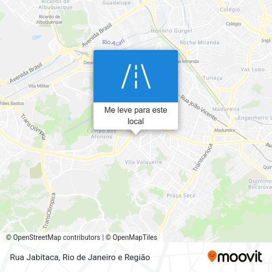 Rua Jabitaca mapa