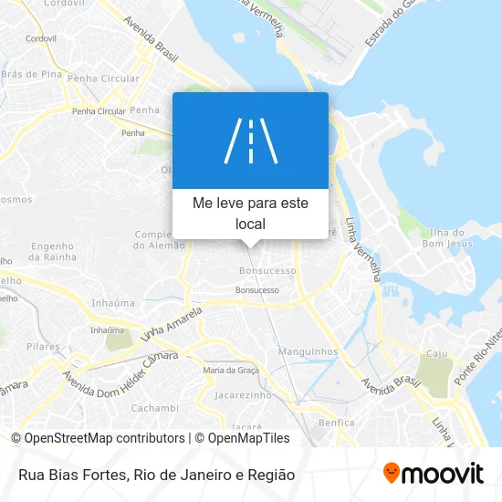 Rua Bias Fortes mapa