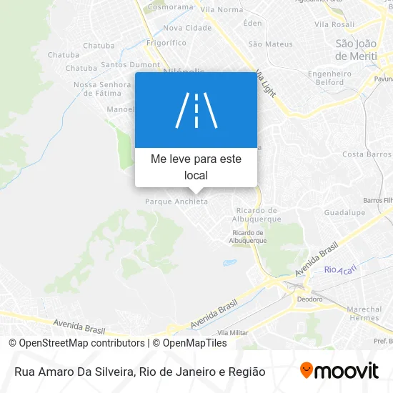 Rua Amaro Da Silveira mapa