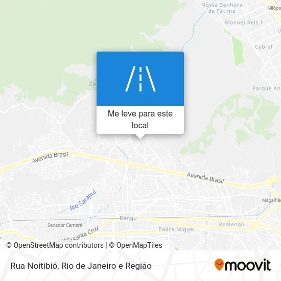 Rua Noitibió mapa