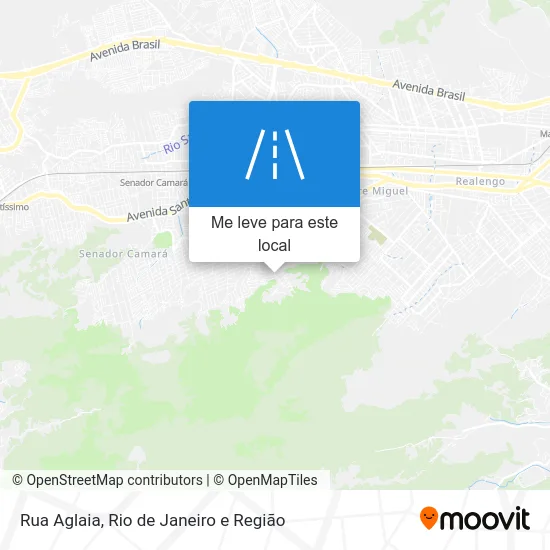Rua Aglaia mapa