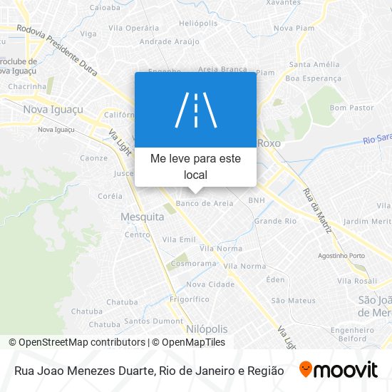 Rua Joao Menezes Duarte mapa