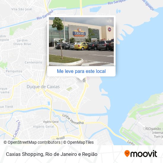 Caxias Shopping mapa