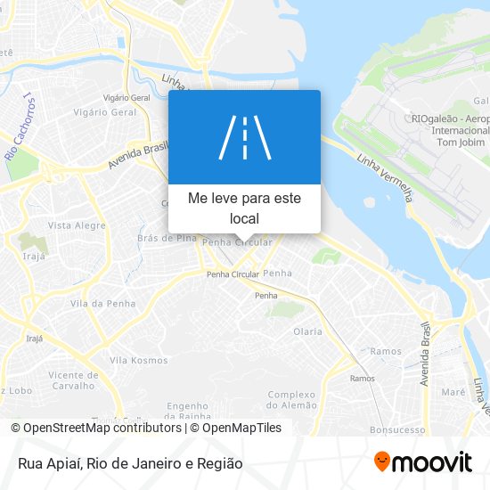 Rua Apiaí mapa