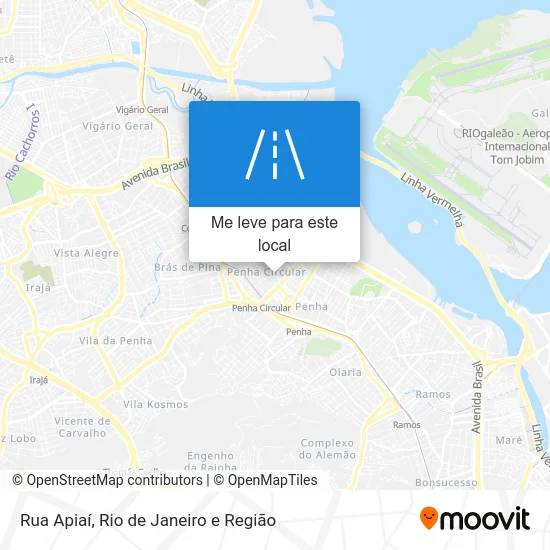 Rua Apiaí mapa