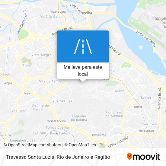 Travessa Santa Luzia mapa