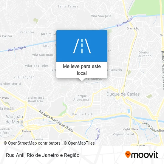 Rua Anil mapa