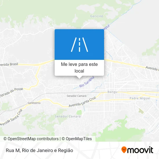 Rua M mapa