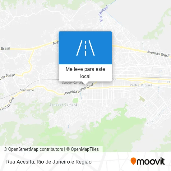 Rua Acesita mapa
