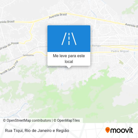 Rua Tiqui mapa