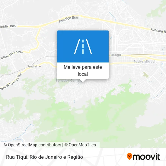 Rua Tiqui mapa