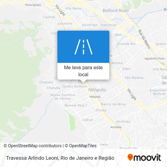 Travessa Arlindo Leoni mapa
