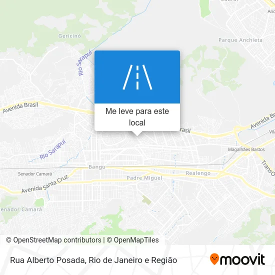Rua Alberto Posada mapa