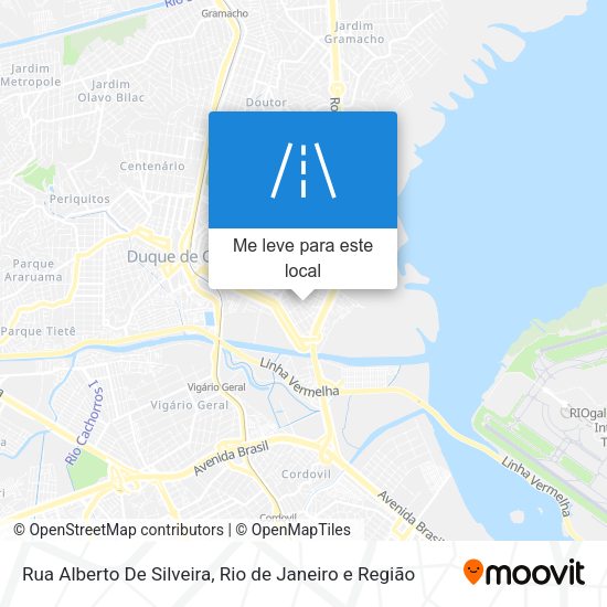 Rua Alberto De Silveira mapa