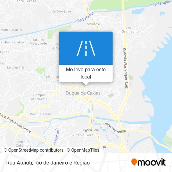Rua Atuiuti mapa