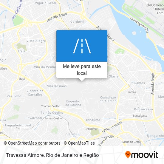 Travessa Aimore mapa