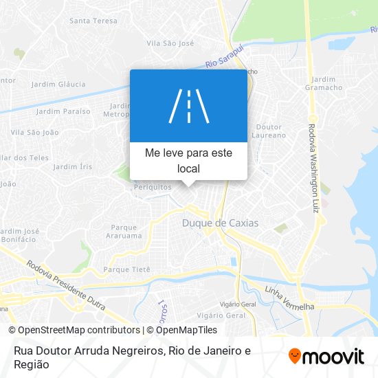 Rua Doutor Arruda Negreiros mapa