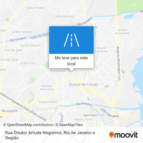 Rua Doutor Arruda Negreiros mapa