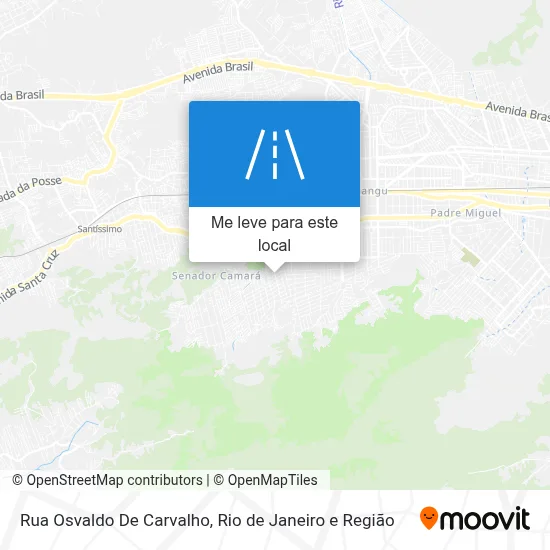Rua Osvaldo De Carvalho mapa