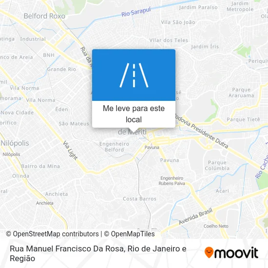 Rua Manuel Francisco Da Rosa mapa