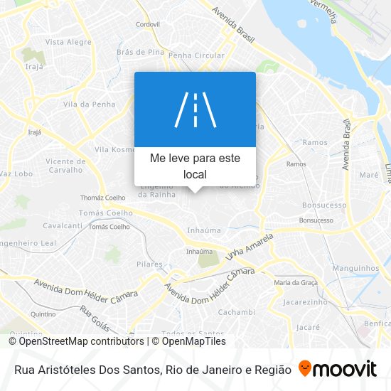 Rua Aristóteles Dos Santos mapa