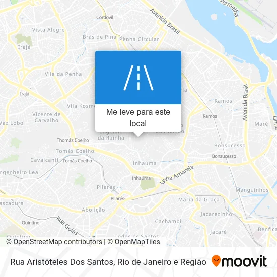Rua Aristóteles Dos Santos mapa