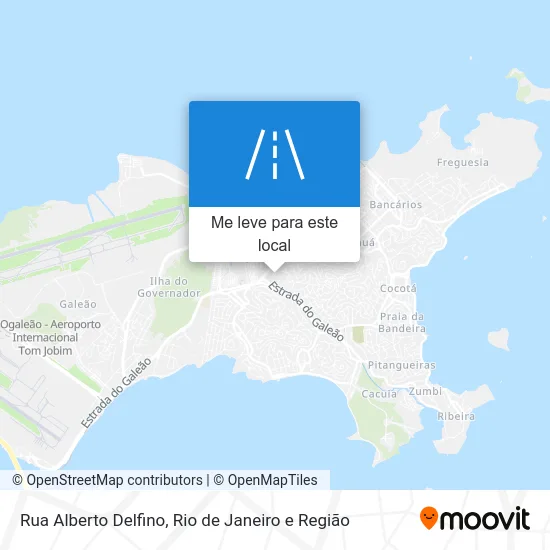 Rua Alberto Delfino mapa