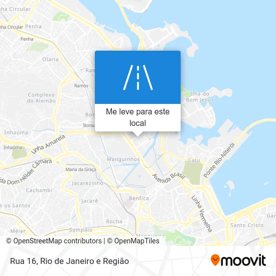 Rua 16 mapa